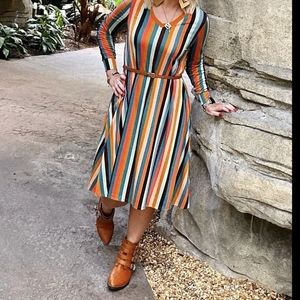 Lularoe Emily Swing Dress with pockets XL